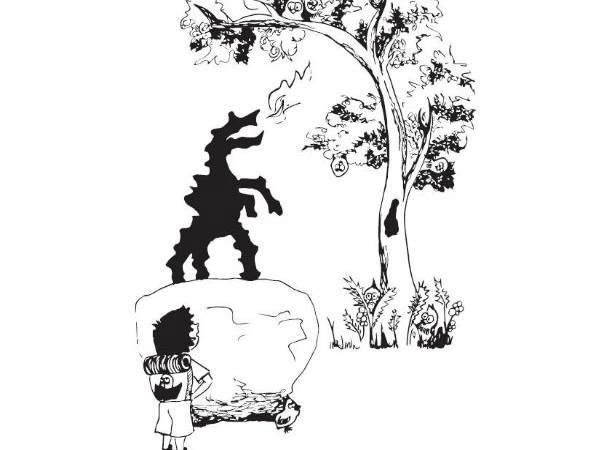 Kolorowanka smok wita lato